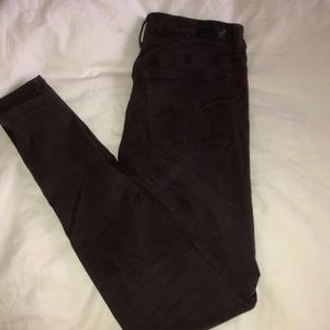 american eagle burgundy jeans